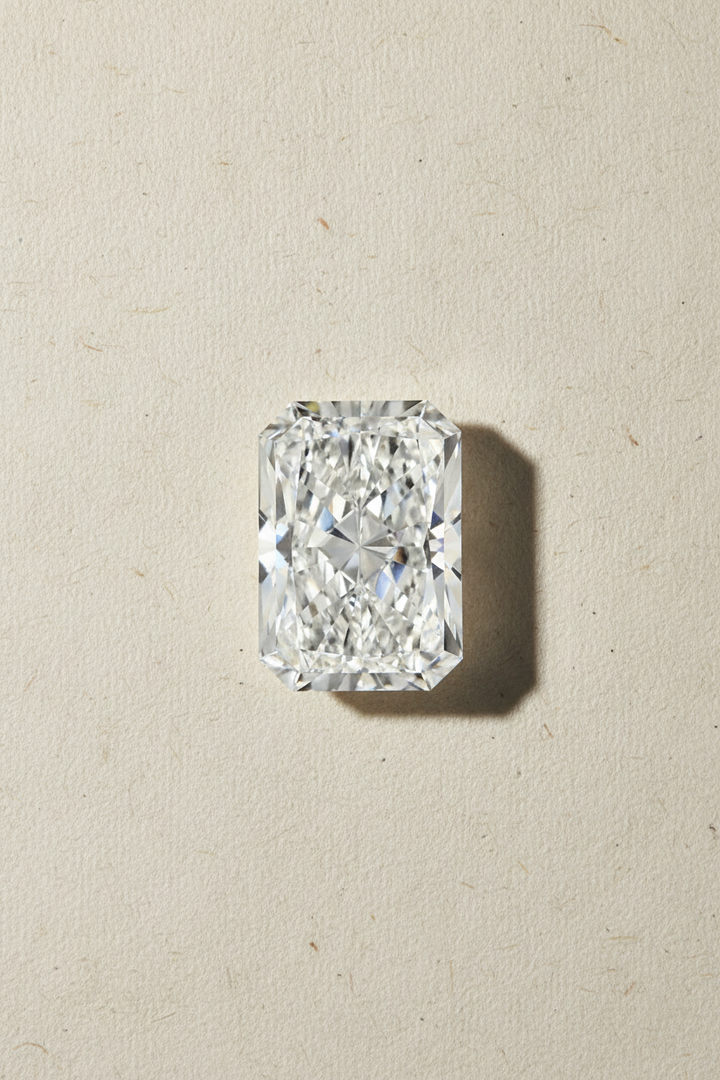 7.31 Carat Radiant Cut Lab Grown Diamond, F/VS1
