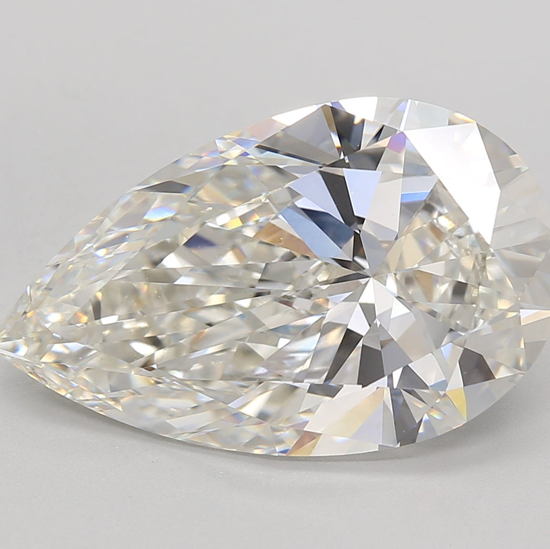 7.52 Carat Pear Lab Grown Diamond VVS2 H