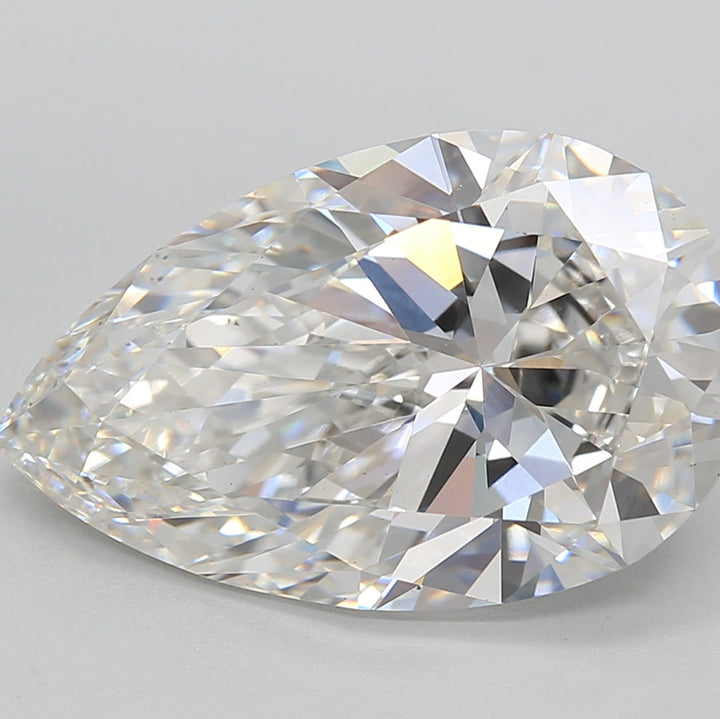 7.53 Carat Pear Lab Grown Diamond VS1 F