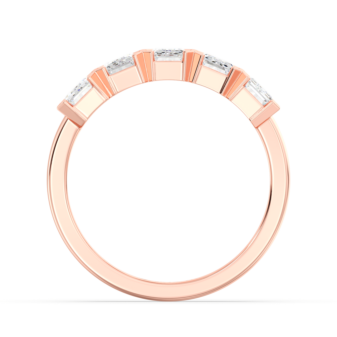 Emerald Eternity Wedding Band
