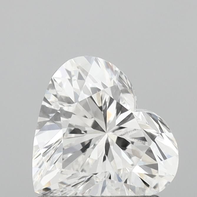 1.00 Carat Heart Lab Grown Diamond, VVS2/E