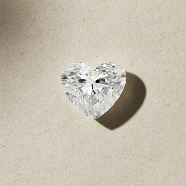 1.01 Carat Heart Cut Lab Grown Diamond VVS1 E Color IGI Certified
