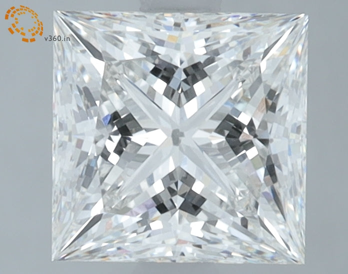 2.00 Carat Princess Lab Grown Diamond, VVS2/E