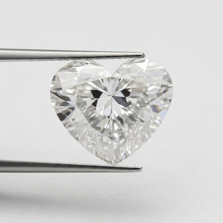 1.00 Carat E VVS1 Heart Shape CVD Lab Grown Diamond IGI Certified
