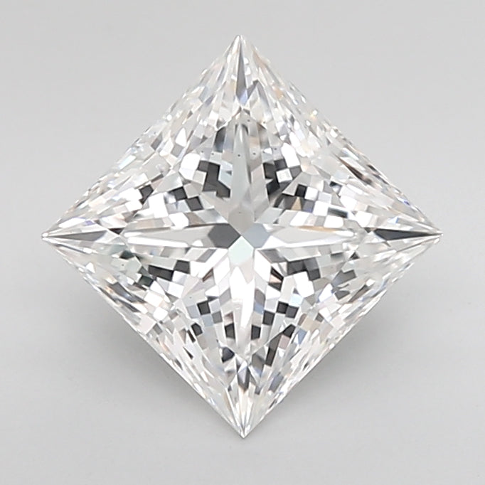 2.00 Carat Princess Lab Grown Diamond, VVS2/E