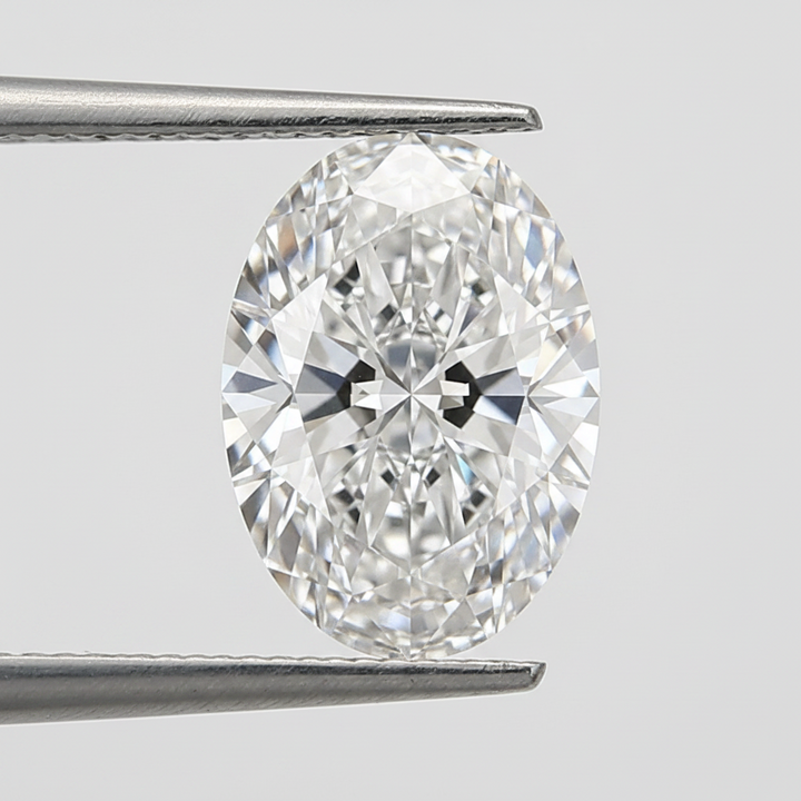 2,00 karaat ovale lab-grown diamant, VVS2/E