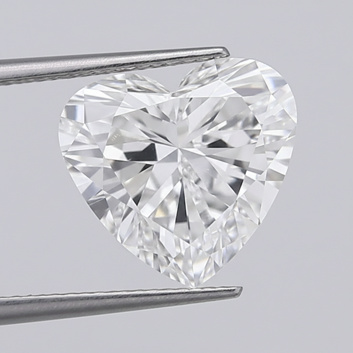 1.01 Carat E VS1 Heart Shape CVD Lab Grown Diamond IGI Certified
