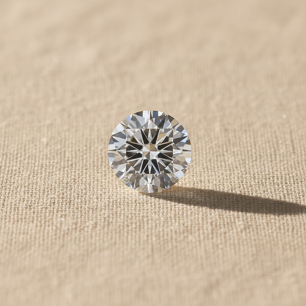 8.02 Carat Round Brilliant F VS2 Lab Grown Diamond Excellent Cut IGI Certified