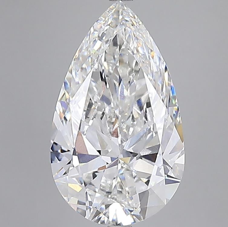 8.00 Carat Pear Lab Grown Diamond VS1F
