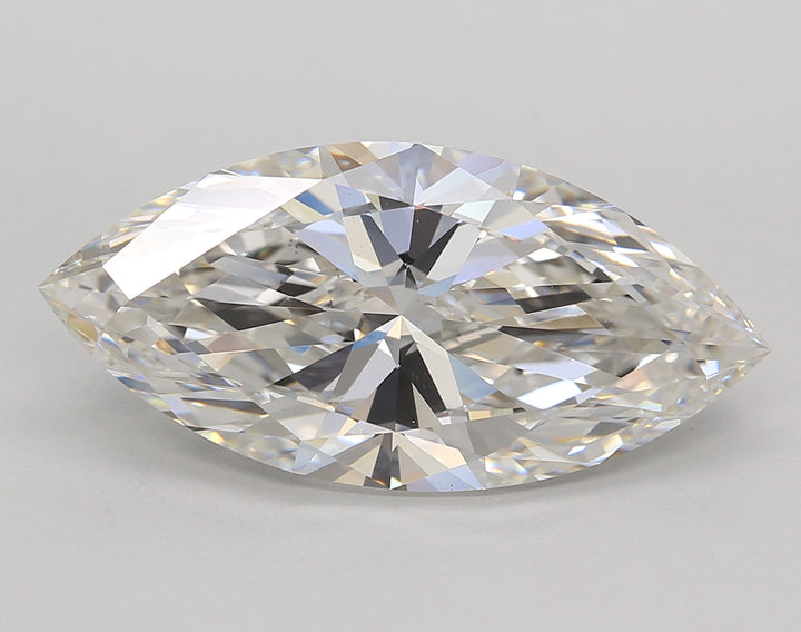 Diamant cultivé en laboratoire taille marquise 8,01 CT (couleur G, clarté VS1)