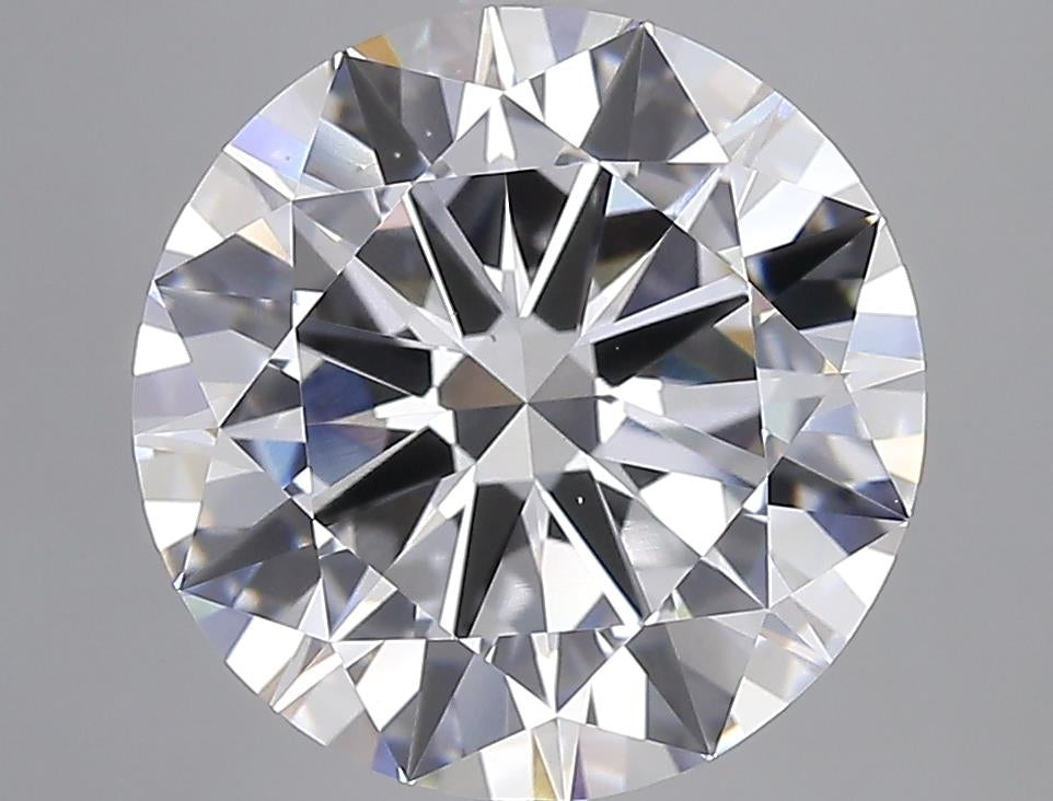 Diamant rond brillant cultivé en laboratoire de 8,01 carats VS1F