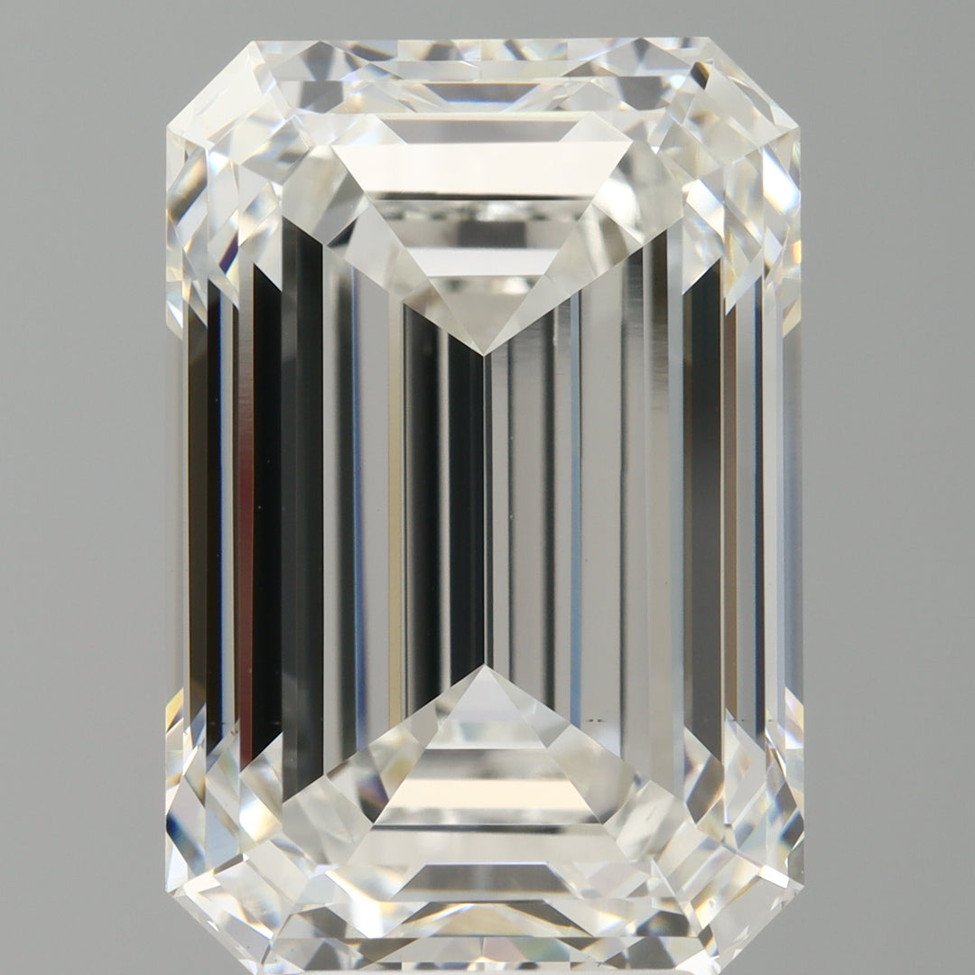 8,03 Karat im Smaragdschliff gezüchteter Diamant VS1F