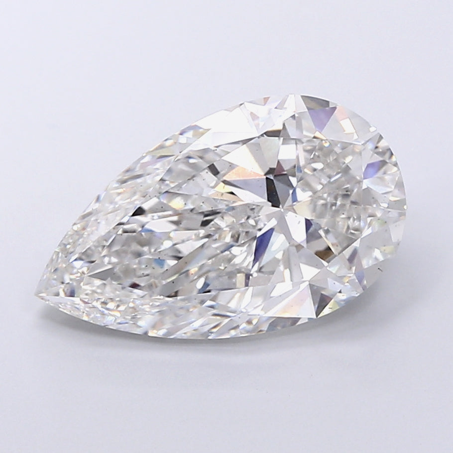 8,03 Karat birnenförmiger, im Labor gezüchteter Diamant VS2F