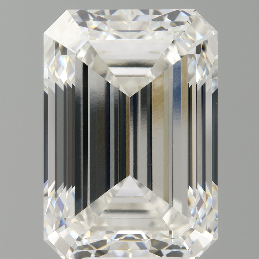 8,05 Karat im Smaragdschliff gezüchteter Diamant VS1F