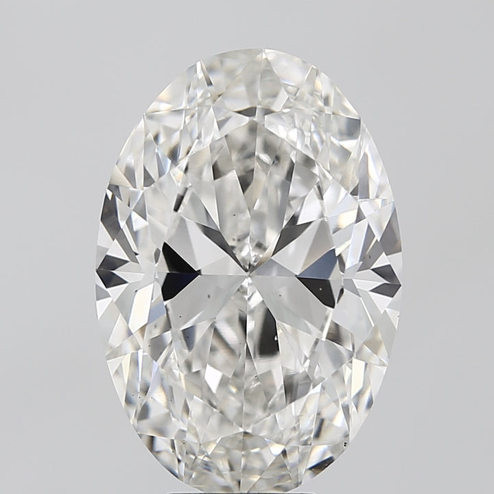 8,06 karaat ovale laboratorium-gegroeide diamant VS1F