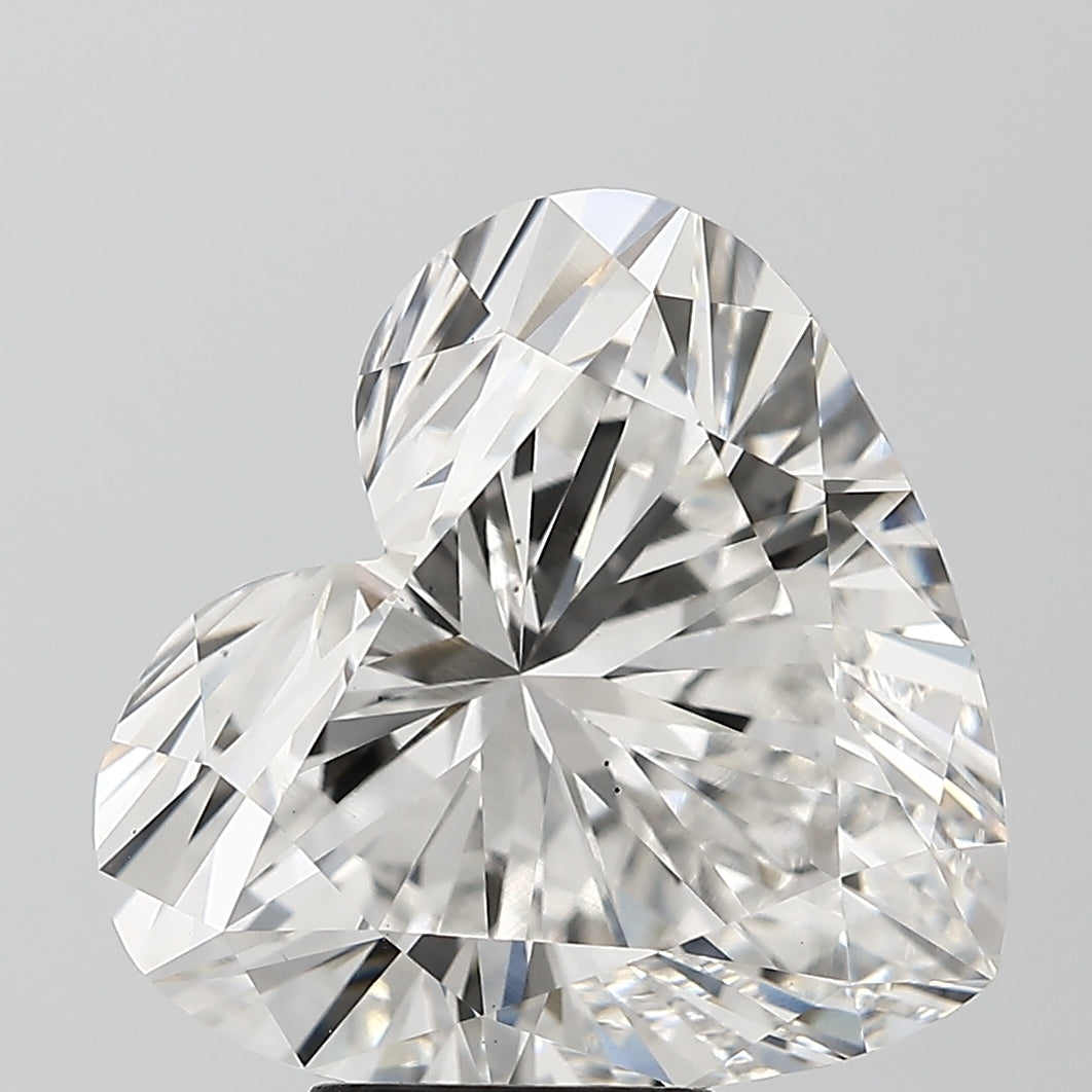 8.08 Carat Heart Shape Lab Grown Diamond VS2F