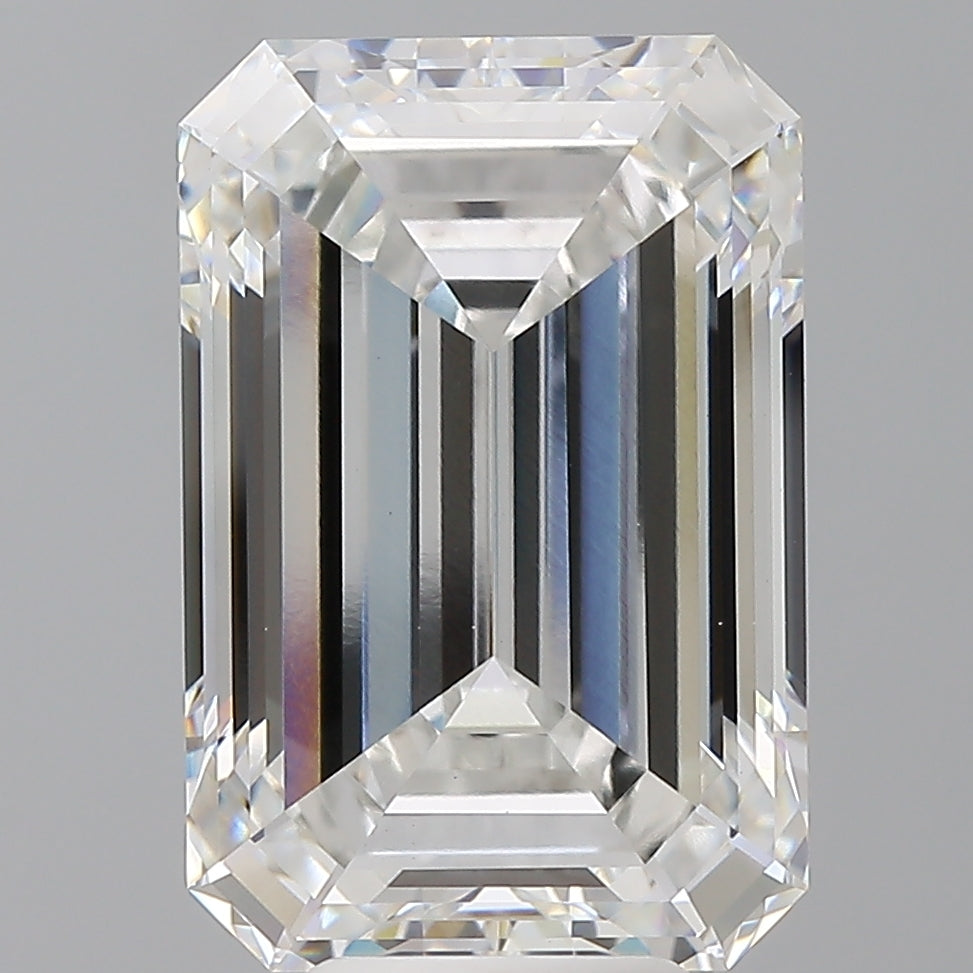 Diamant cultivé en laboratoire taille émeraude de 8,10 carats VS1F