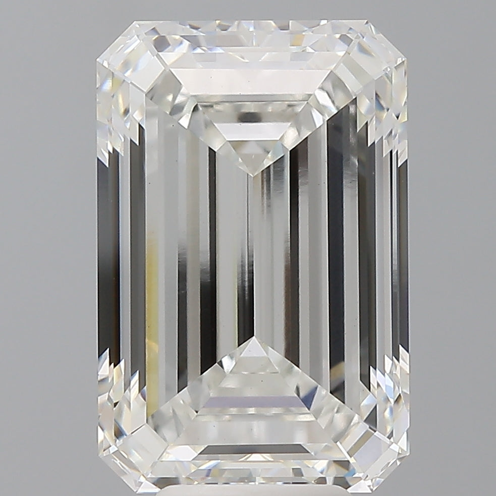 8.10 Carat Emerald Cut Lab Grown Diamond VVS2F