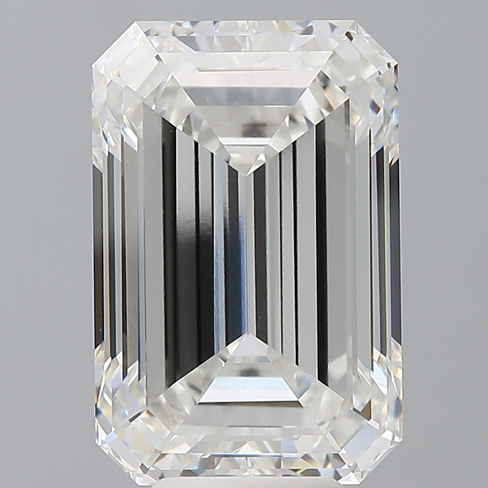 8.10 Carat Emerald Cut Lab Grown Diamond VVS2F
