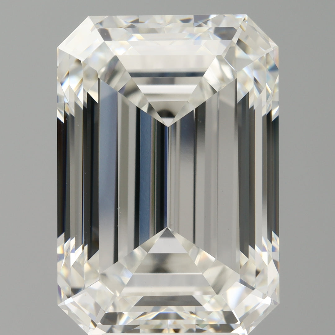 8,10 Karat im Smaragdschliff gezüchteter Diamant VVS2F