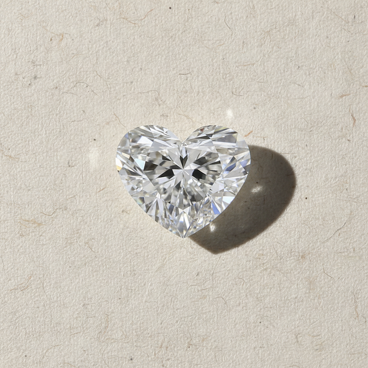 8.11 Carat Heart Shape Lab Grown Diamond VS2 E Color IGI Certified

