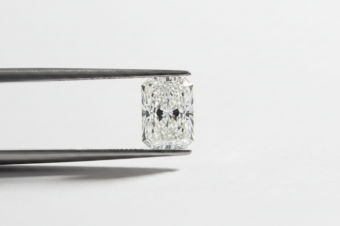 8.31 Carat Radiant Cut Lab Grown Diamond, VVS2/F