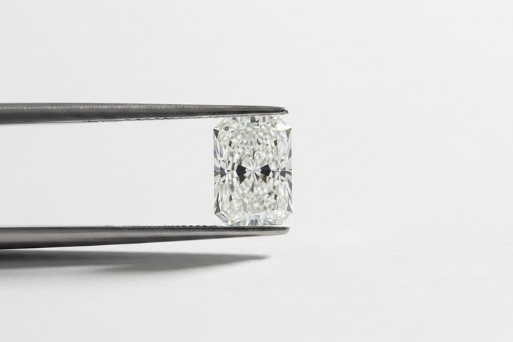 8.31 Carat Radiant Cut Lab Grown Diamond, VVS2/F