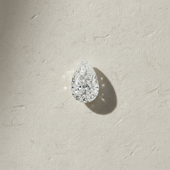 8.32 Carat Pear Cut Lab Grown Diamond VS1 F Color IGI Certified
