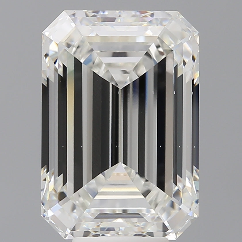 8,56 Karat im Smaragdschliff gezüchteter Diamant VS1F