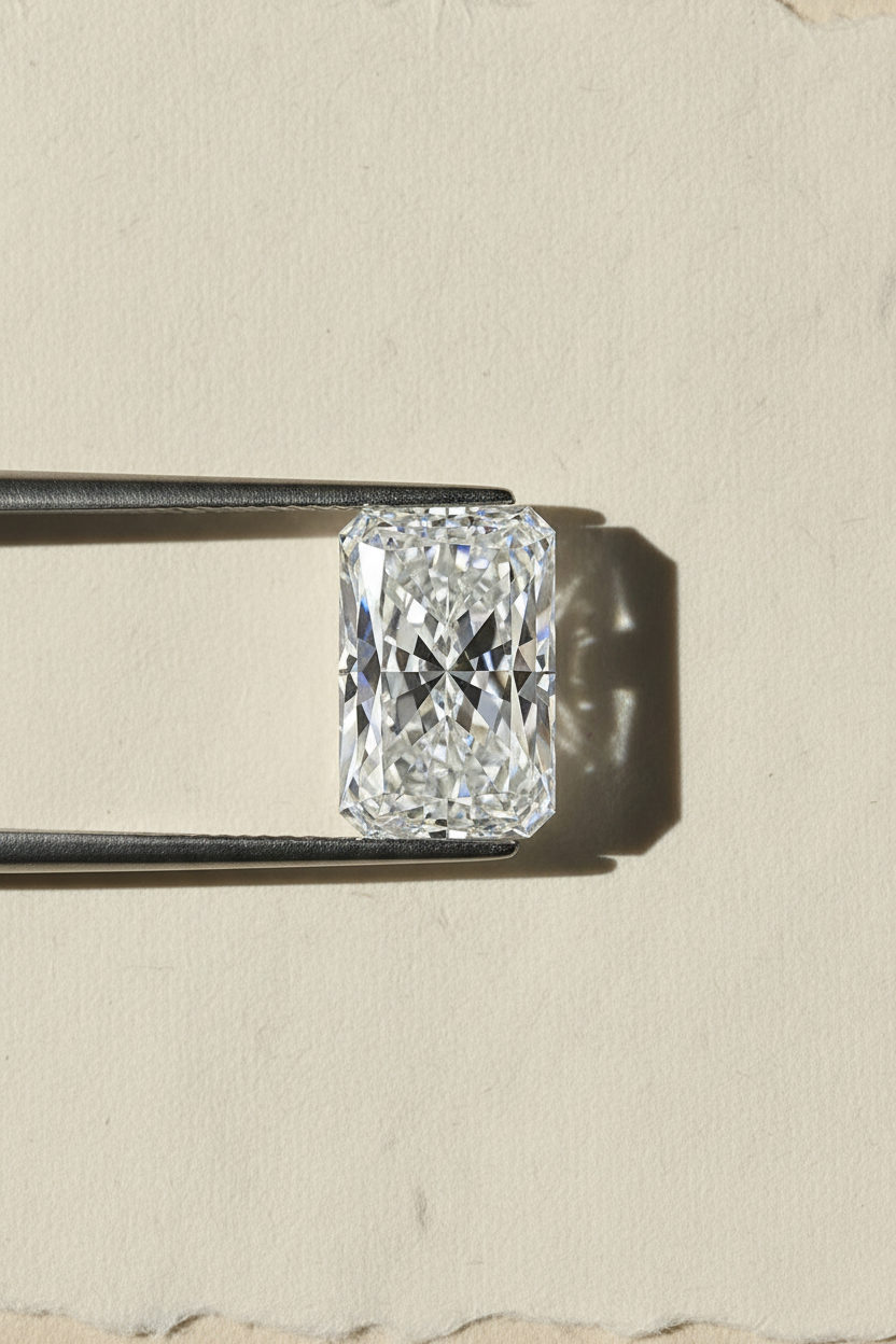 8,67 karaat stralend geslepen laboratoriumdiamant, VS1/F