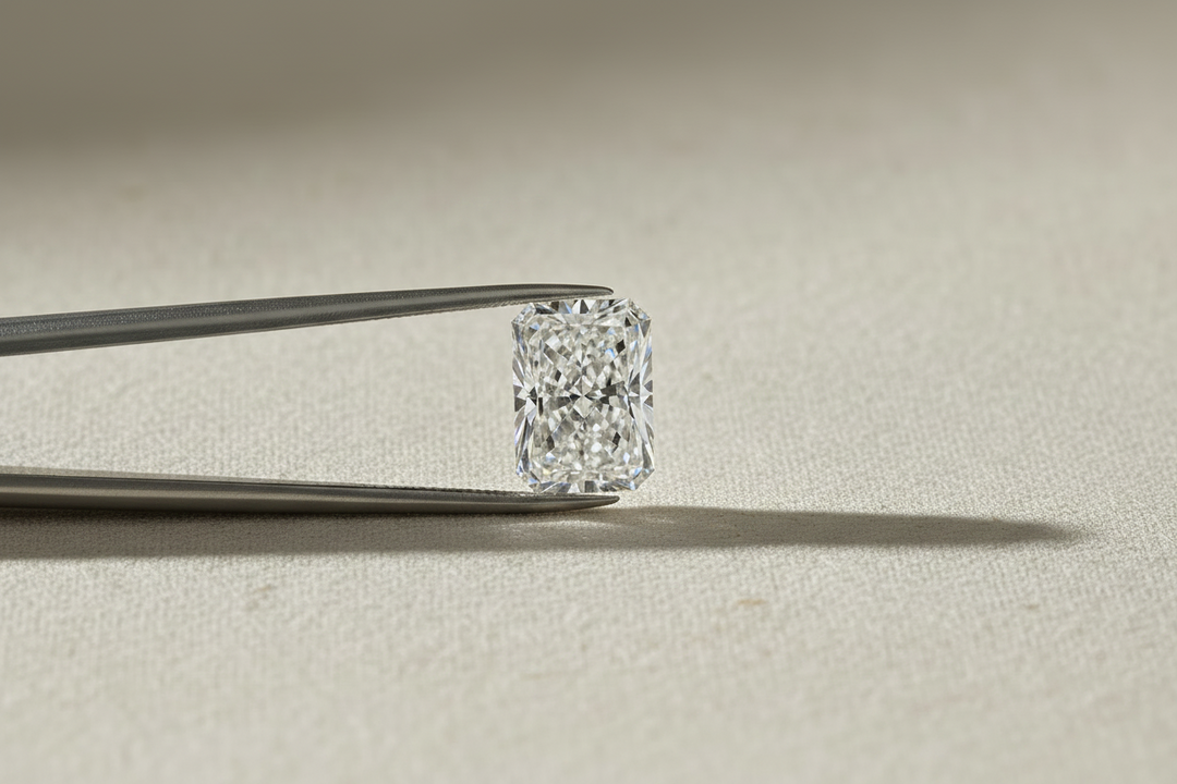 8.68 Carat Radiant Cut Lab Grown Diamond, VS1/F