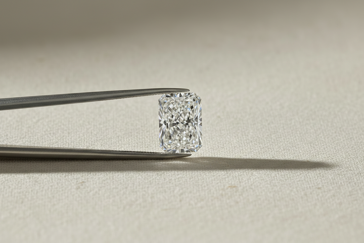 8.68 Carat Radiant Cut Lab Grown Diamond, VS1/F