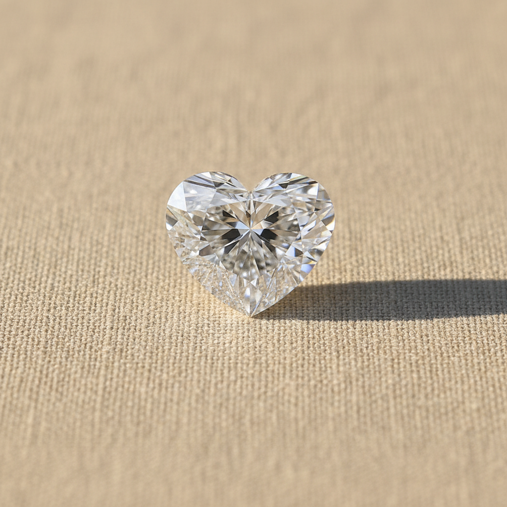 8.93 Carat Heart Shape Lab Grown Diamond VS2 F Color IGI Certified
