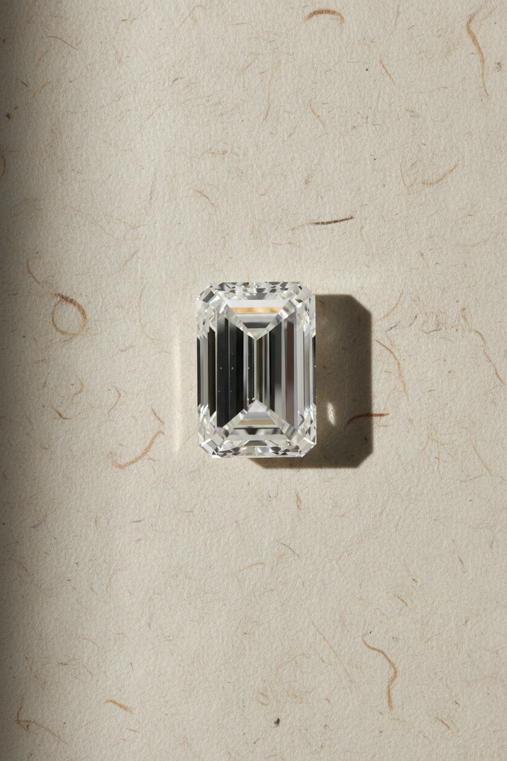 9.00 Carat Emerald Lab Grown Diamond, VS2/F
