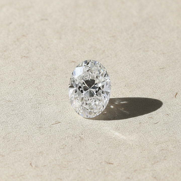 9.00 Carat Oval Lab Grown Diamond, VS2/F