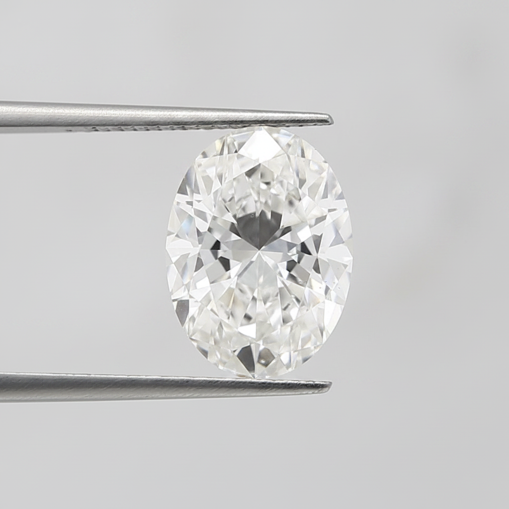 9.00 Carat Oval Lab Grown Diamond, VS2/F