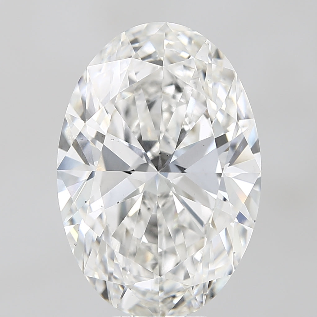 9.01 Carat Oval Lab Grown Diamond VS2F