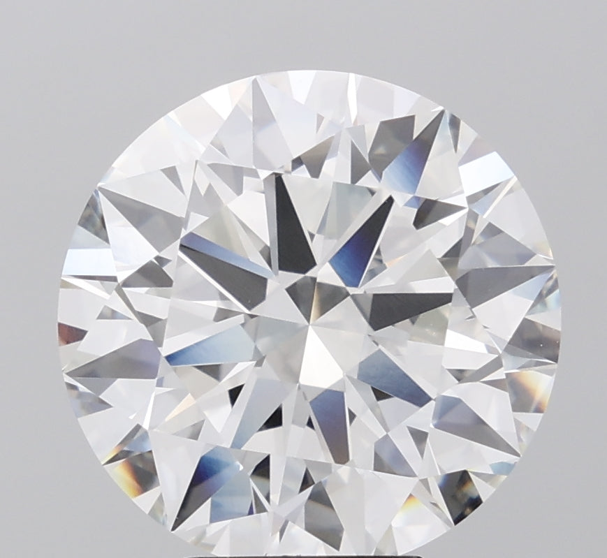 Diamante coltivato in laboratorio, brillante rotondo da 9,02 carati VVS2F