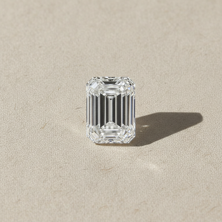 9.06 Carat Emerald Lab Grown Diamond, VS1/F