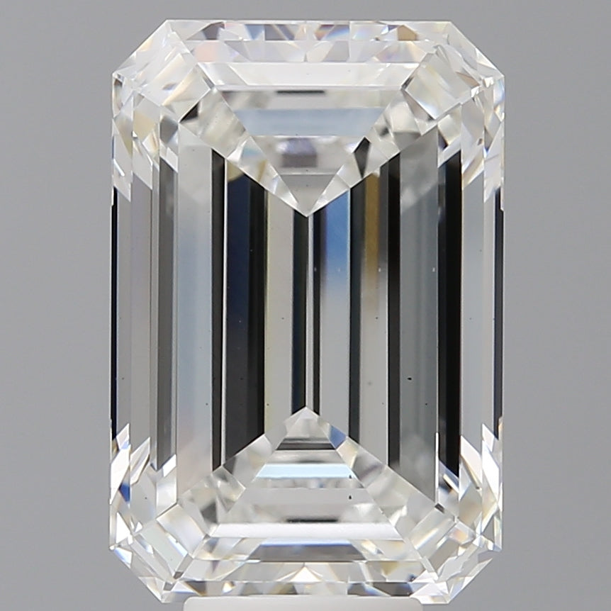 9,06 Karat Smaragd im Labor gezüchteter Diamant VS2E