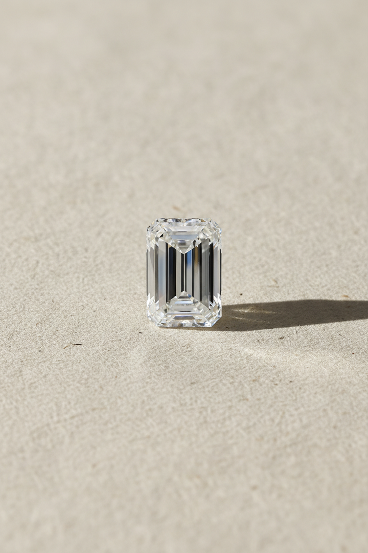 9.06 Carat Emerald Lab Grown Diamond, VS2/E