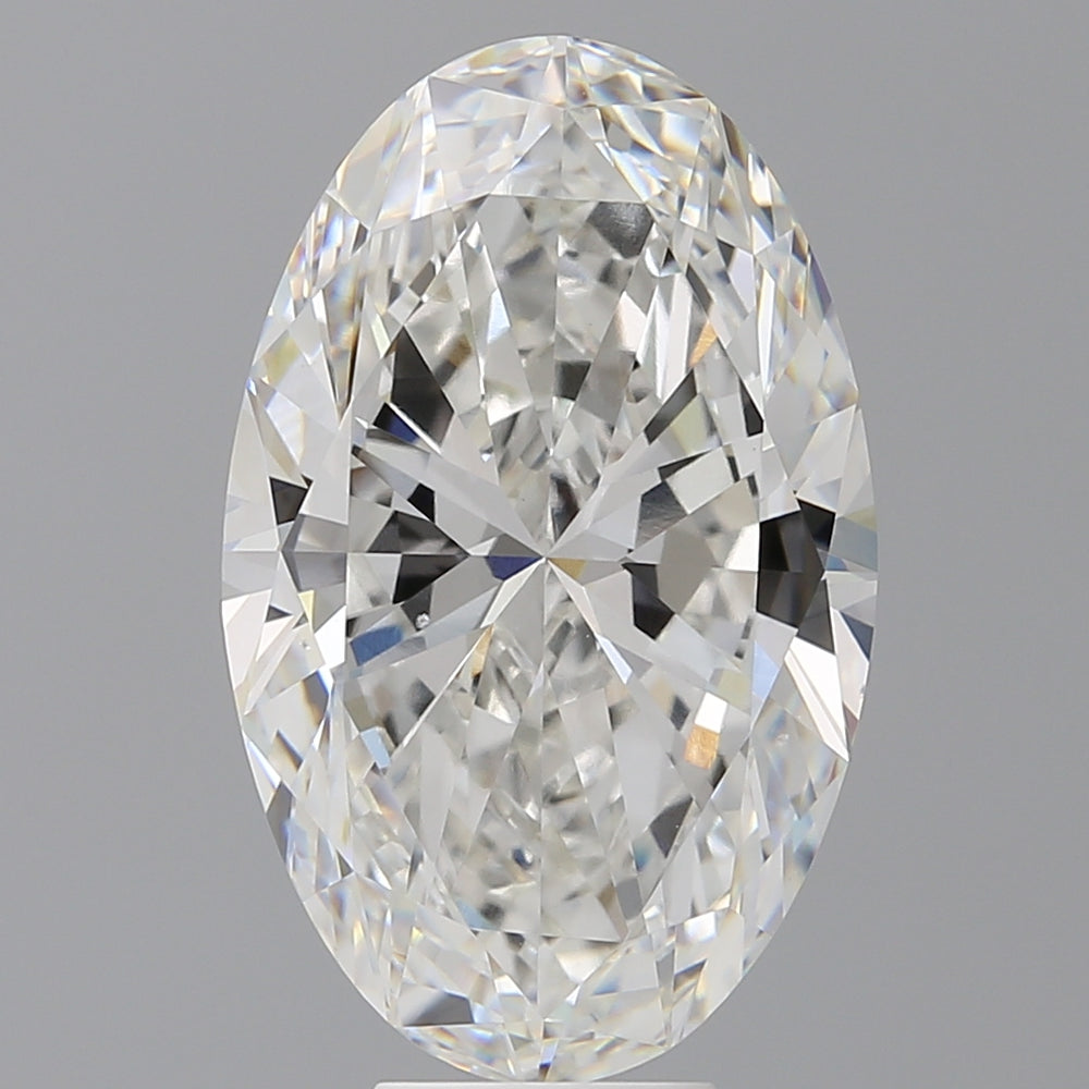 Diamante coltivato in laboratorio ovale da 9,06 carati VS2F