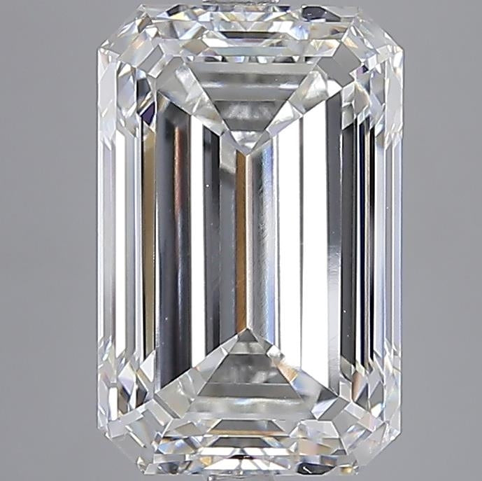 9.09 Carat Emerald Lab Grown Diamond VVS2F