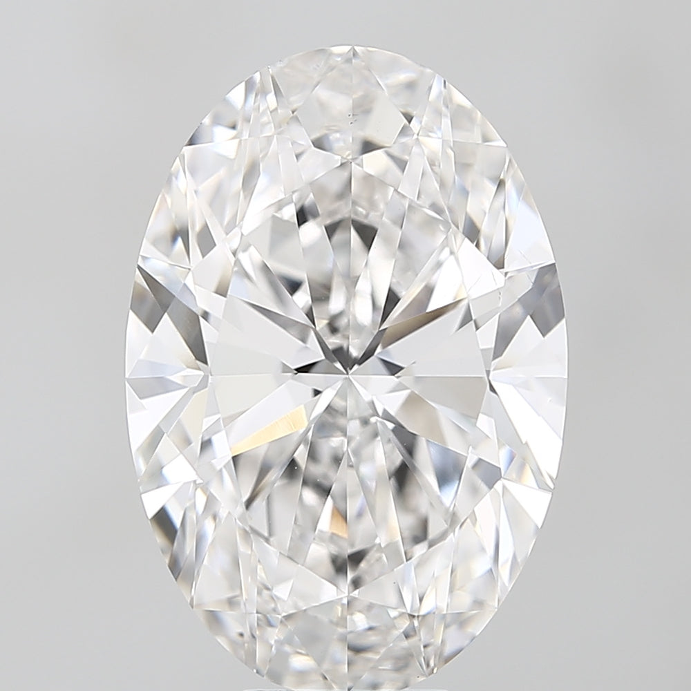 Diamante coltivato in laboratorio ovale da 9,09 carati VS2F