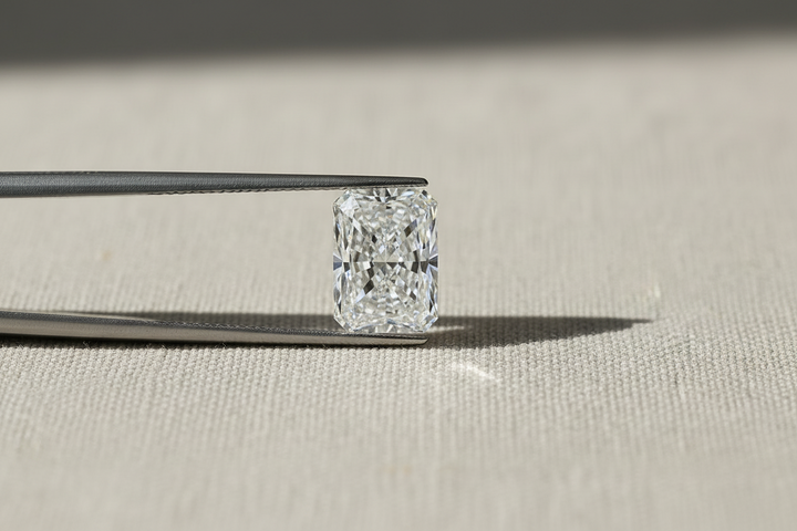 9.25 Carat Radiant Cut Lab Grown Diamond, VS1/F