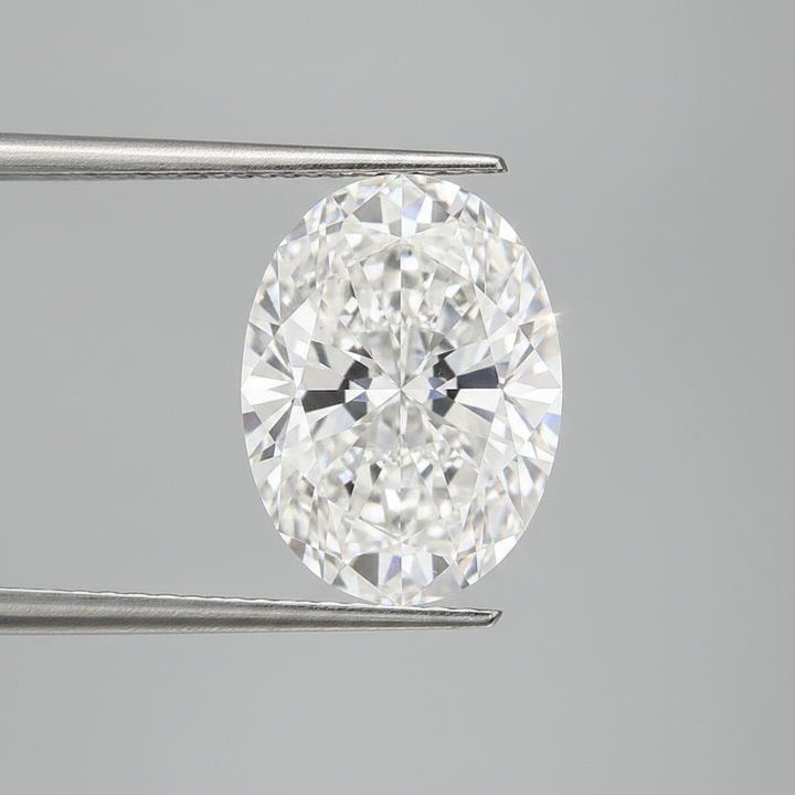 9.48 Carat Oval Lab Grown Diamond, VS2/F