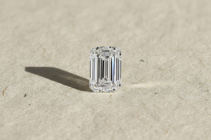 9.99 Carat Emerald Lab Grown Diamond, VVS2/F
