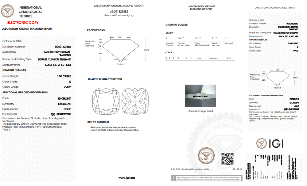 1 carat lab grown diamond online India