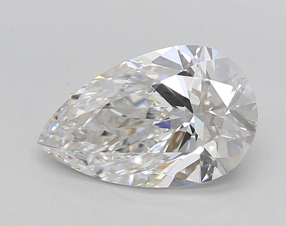 CVD Pear Cut Diamond, 1.97 ct, F Color, VS1 Clarity