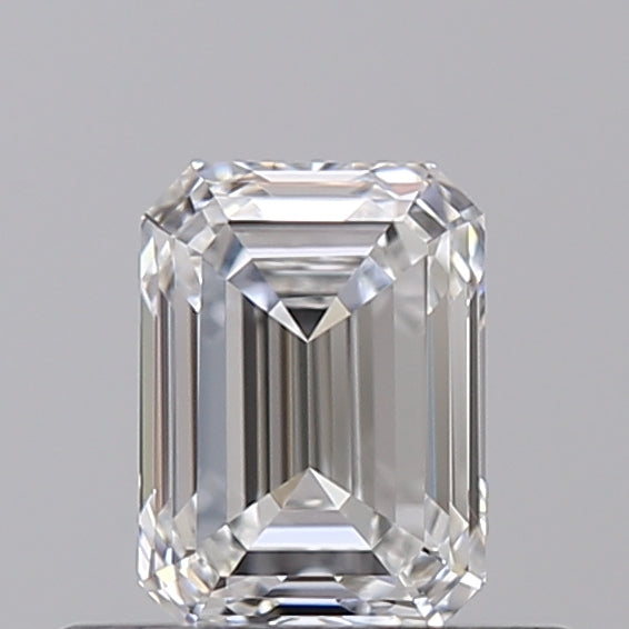 IGI Certified 0.50 CT HPHT Lab Grown Emerald Cut Diamond - D Color, VVS1 Clarity, Excellent Polish and Symmetry